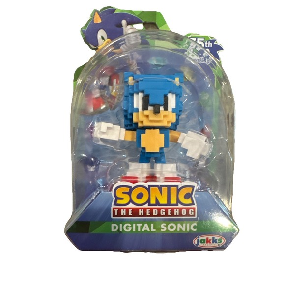 Jakks Pacific Other - Digital Sonic the Hedgehog 2.5" Mini Figure Jakks 35th Anniversary 2025 New